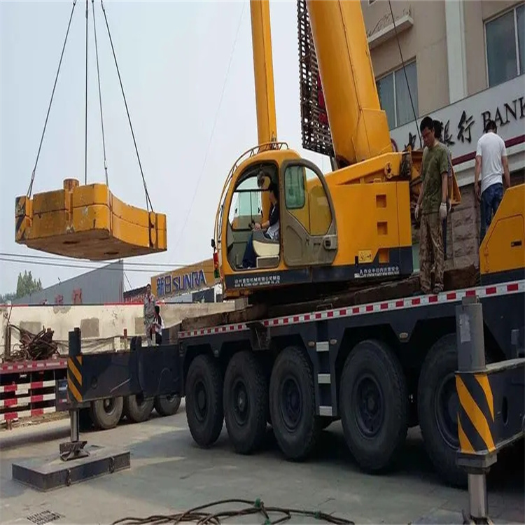 盐城盐都当地吊车出租|机器吊装|75吨|工厂搬迁服务